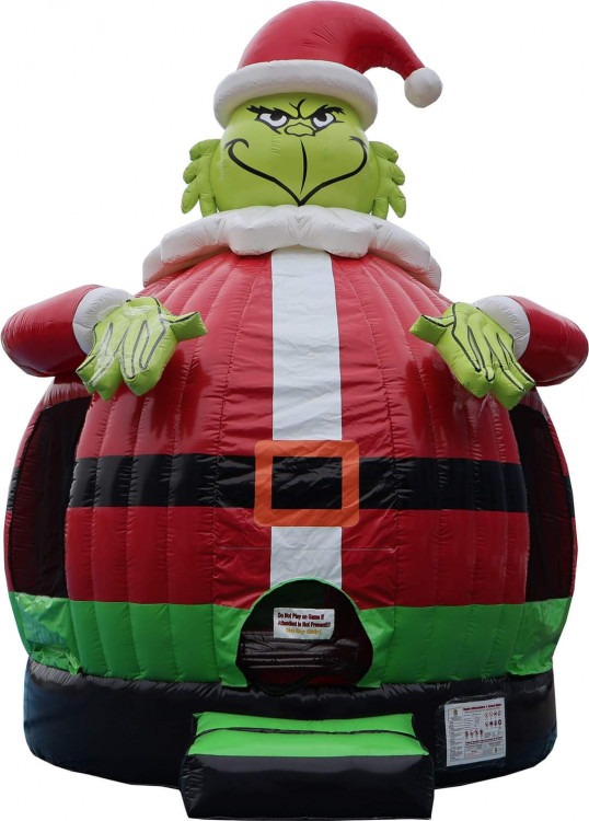 The Grinch Bounce House