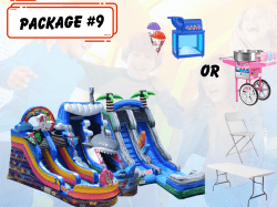 #9 Waterslide + 2 Tables & 12 Chairs + Concession