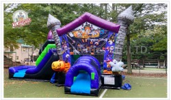 Halloween Bounce House with slide